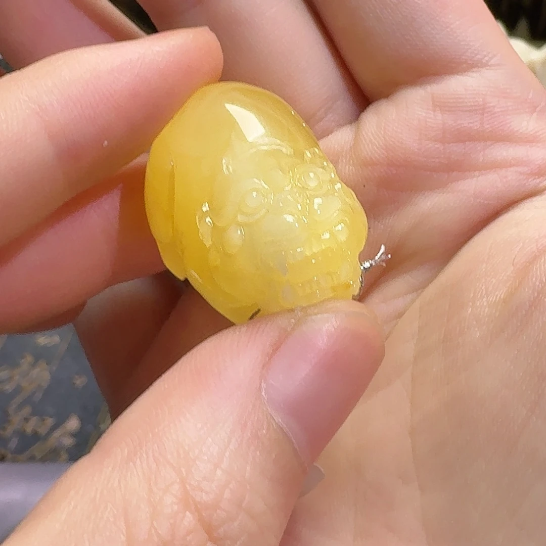 琥珀颈饰未镶嵌tx709貔貅