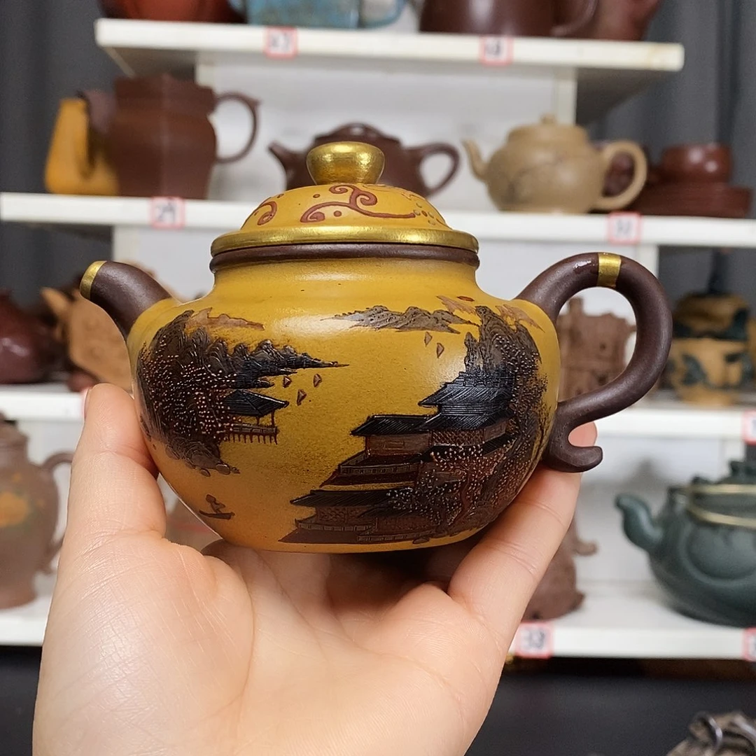 潜***渊紫砂茶壶原矿紫砂壶