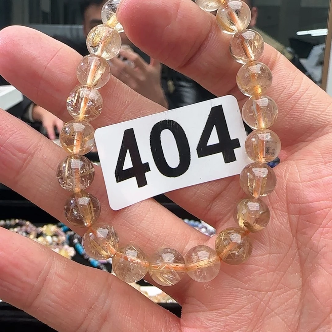 水晶手链未镶嵌404金发