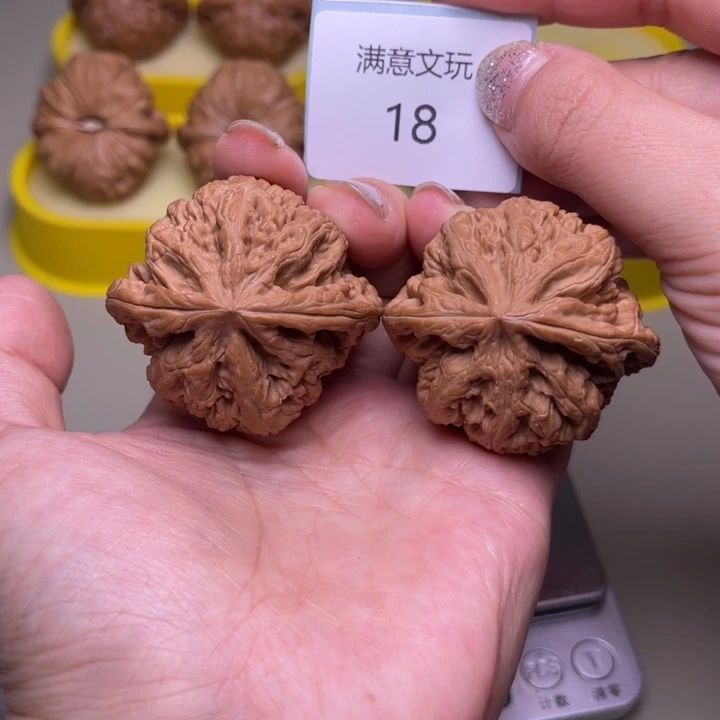 文玩核桃把件粗筋46.18