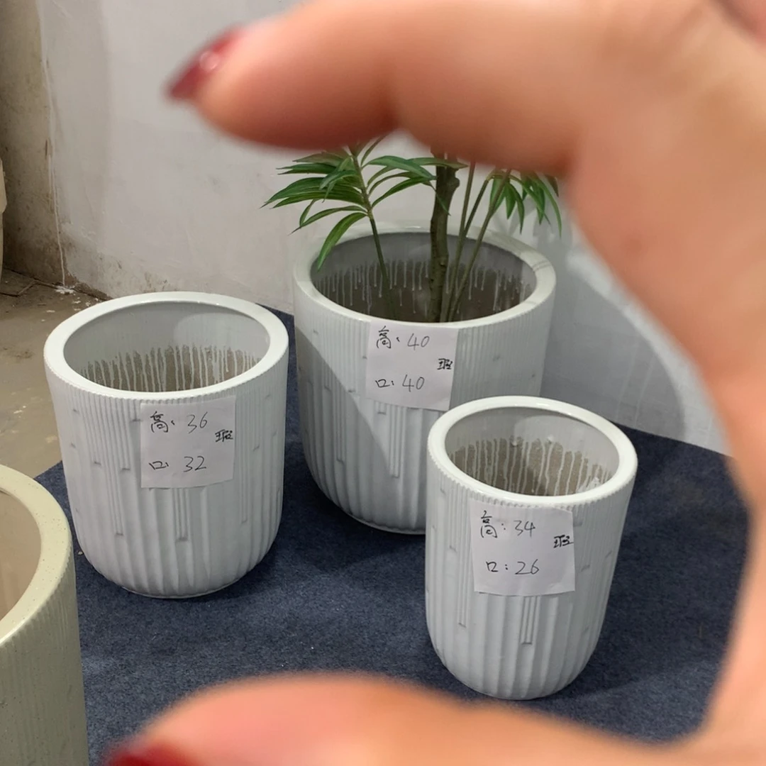 高温陶瓷花盆微瑕