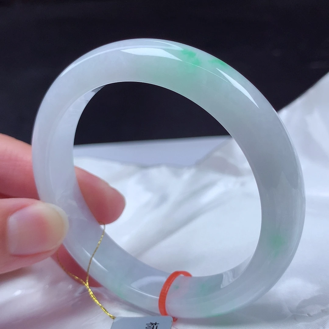 翡翠未镶嵌手镯55圈m114343