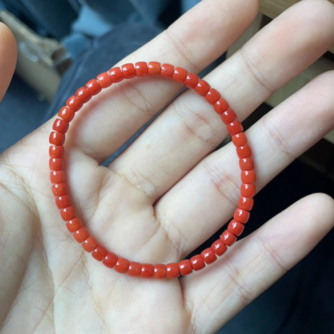 4.5mm天然红珊瑚直切多样性发其一