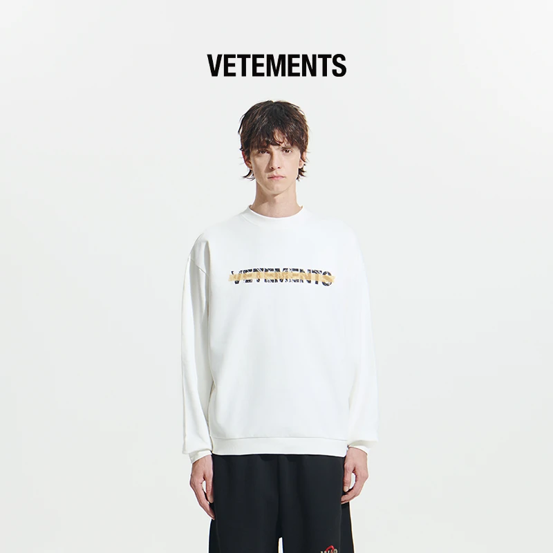 VETEMENTS长袖卫衣纯棉秋冬百搭新款潮流休闲圆领上衣64520005