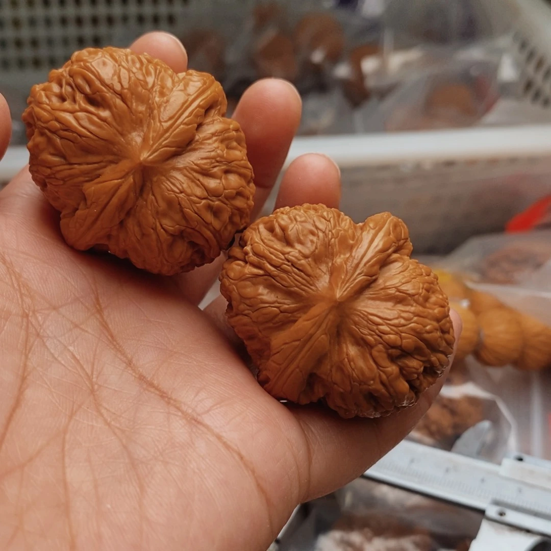 文玩核桃把件元宝42尺