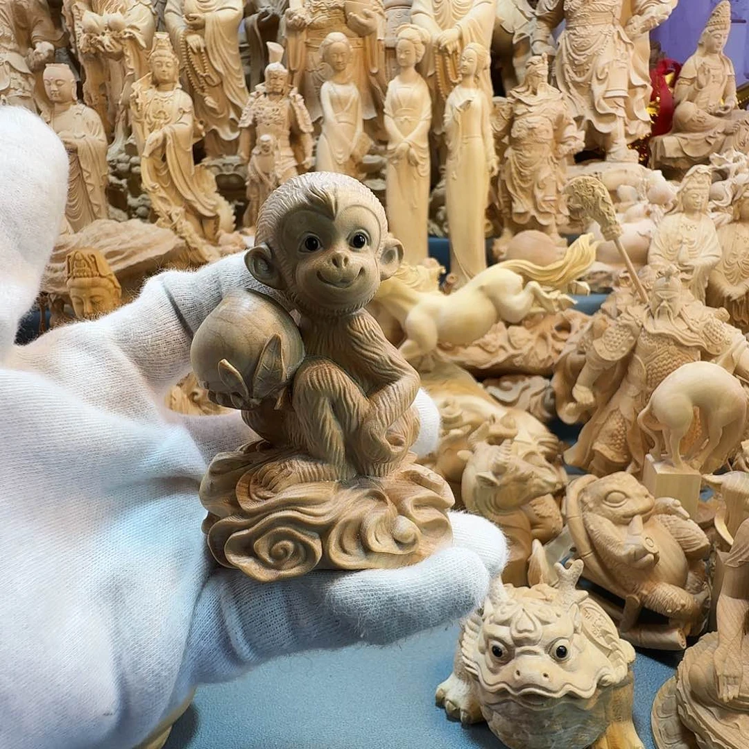 黄杨木唯*小叶黄杨木猴子