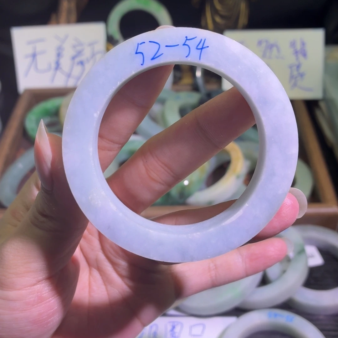 定制翡翠未镶嵌翡翠A货手镯毛胚定制