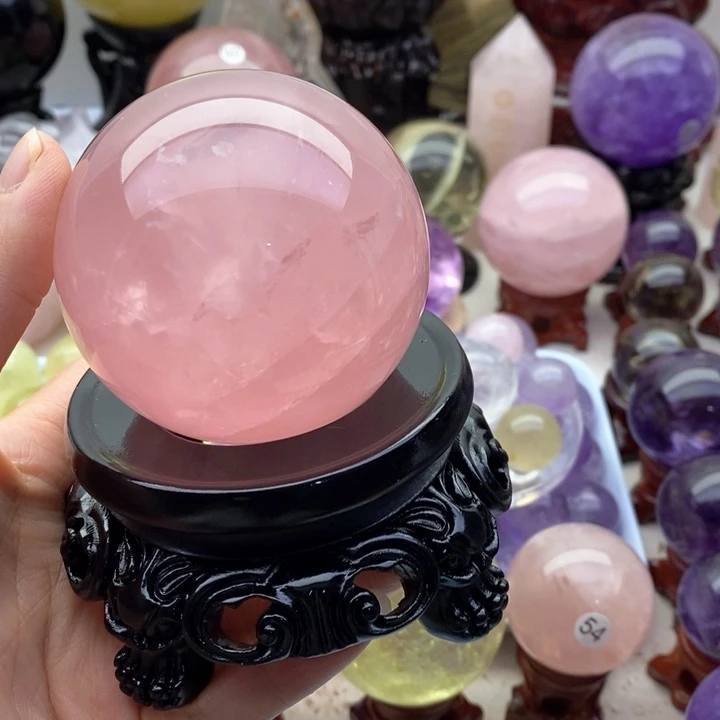 水晶珠宝半成品未镶嵌球*1