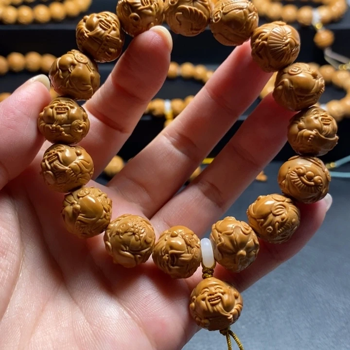 手串猴头核桃瑞兽财神大尺寸