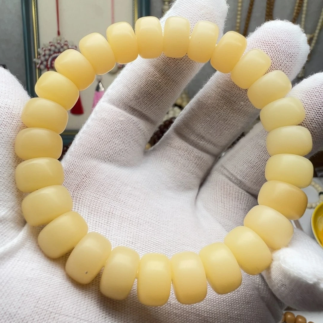 菩提根/象牙果手串卡12手工干磨天然菩提根S7