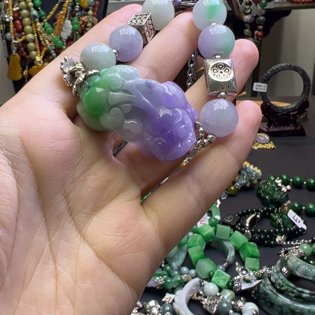 冬***月未镶嵌手链翡翠599