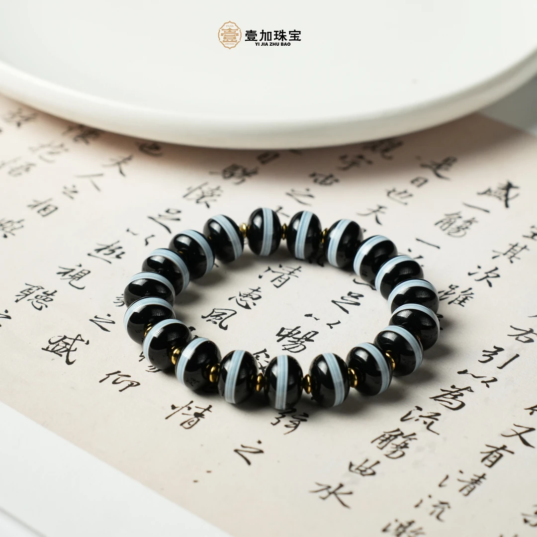 壹加师弟丨手工设计一线药师玛瑙手串多样性发一