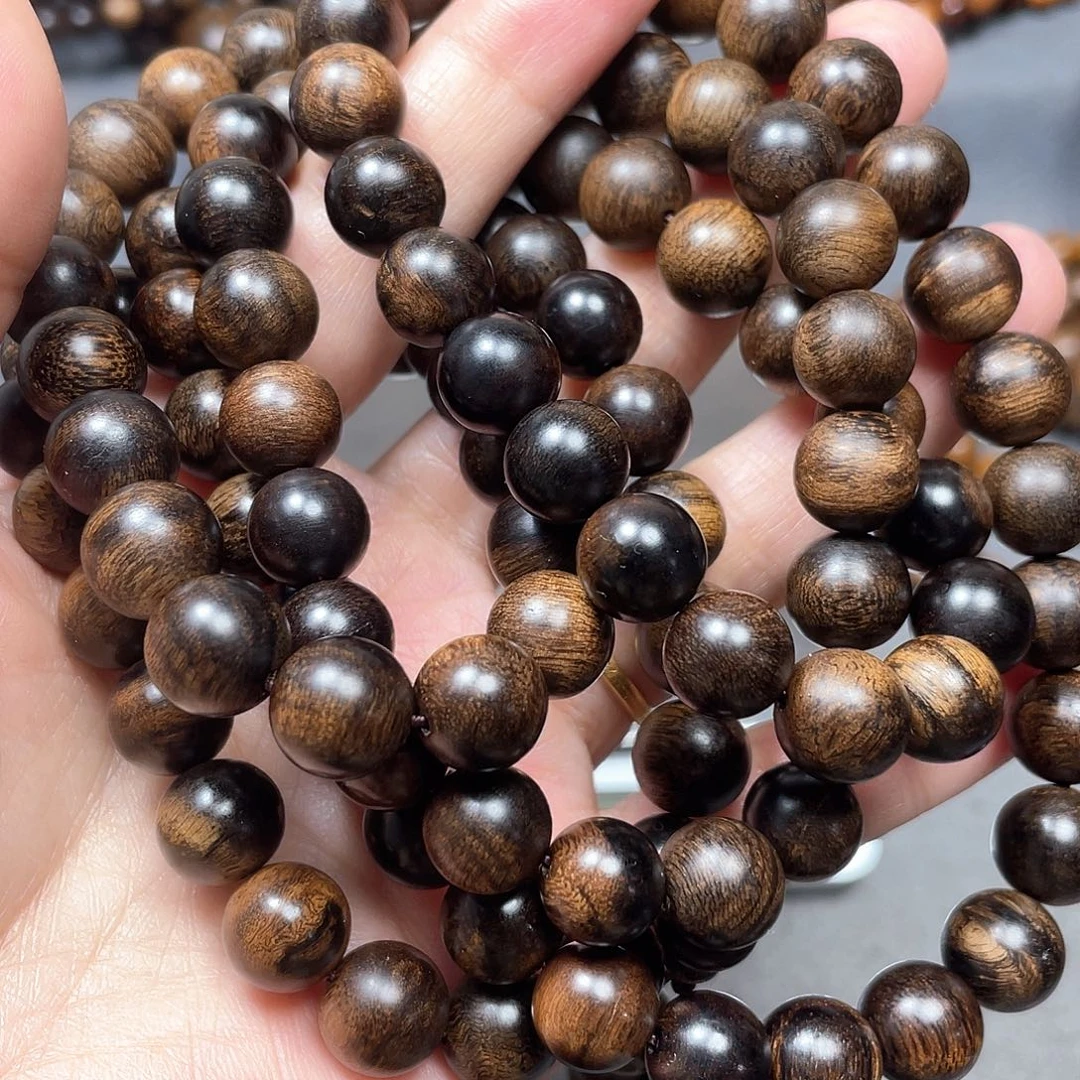 沉香手串白棋瘤疤1.0