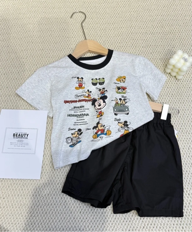 卡通休闲套装男女 90-130