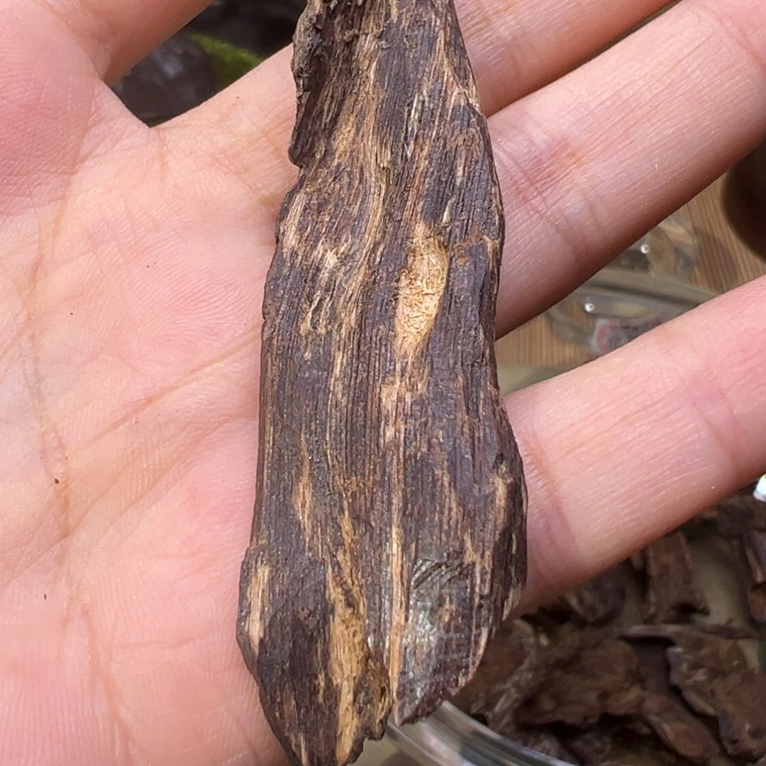 木海南木料大山沉水熟结老包头3.1克