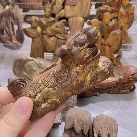 香榧木毕**刀一个孤品木雕15