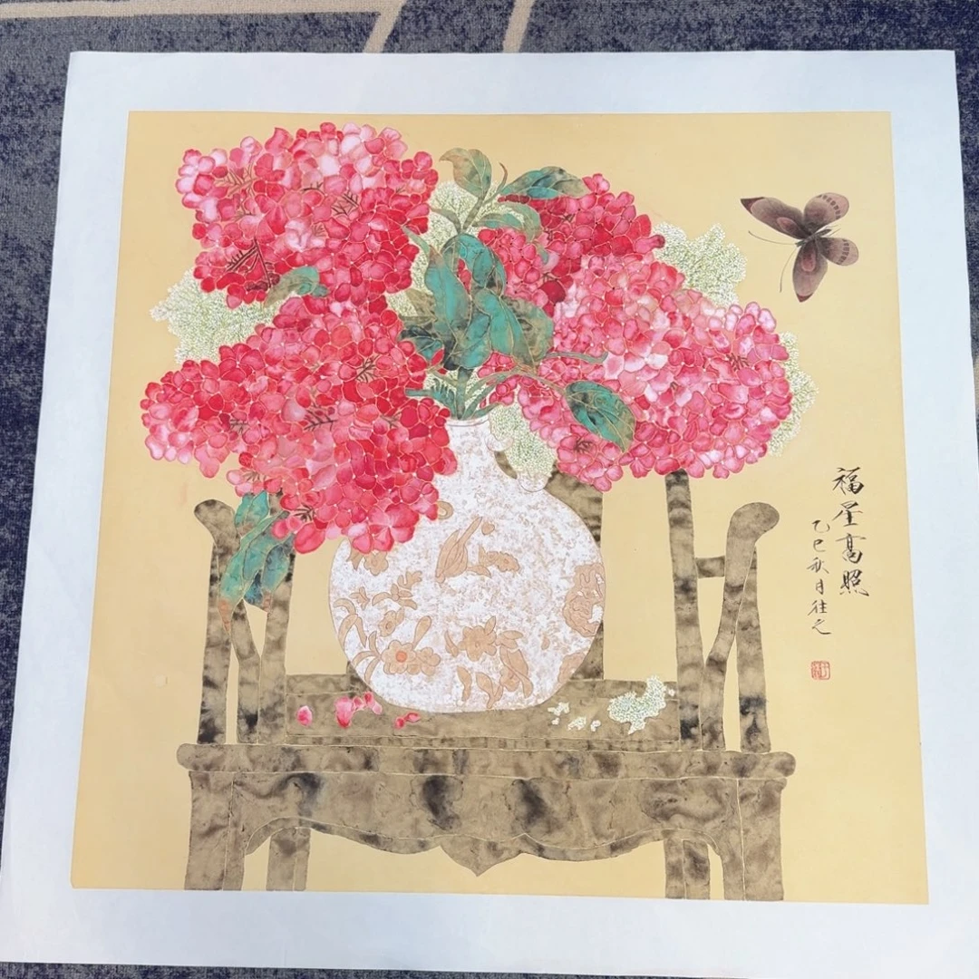 国画国画作品山水花鸟