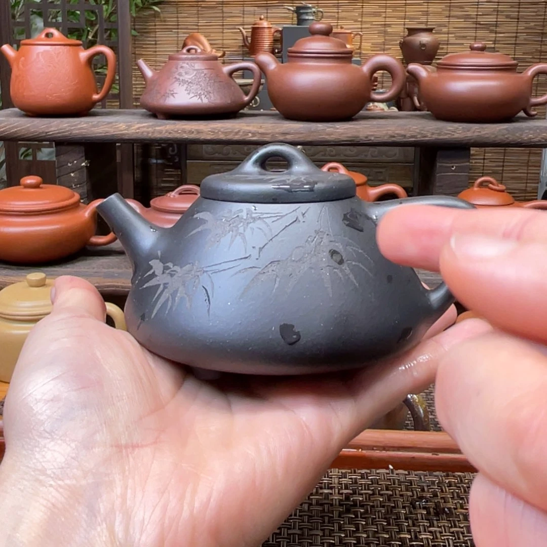 茶壶紫砂宜兴原矿紫砂手工制200