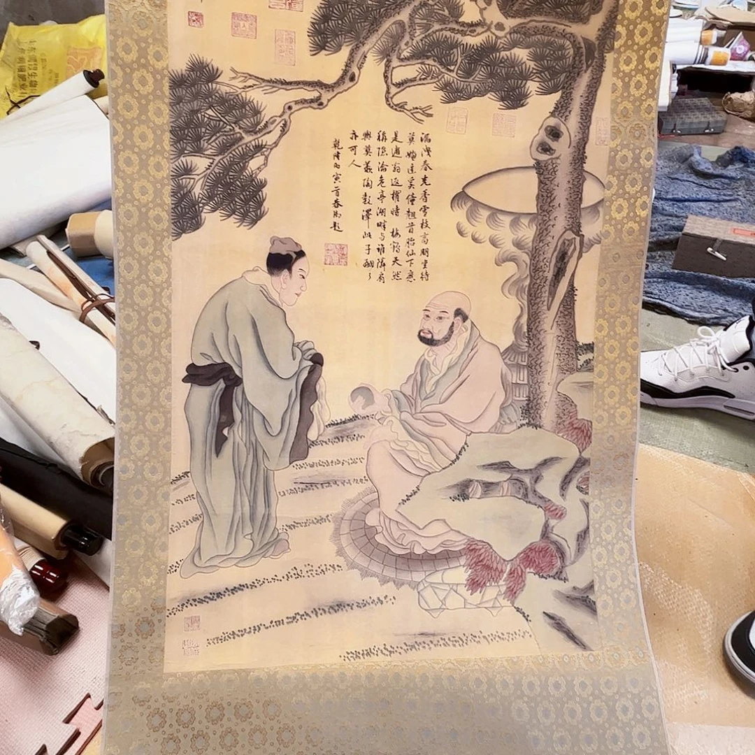 摆件，轴坏，破损，水渍都是正常的印刷