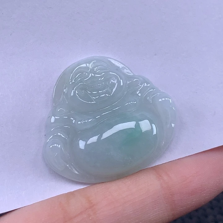 颈饰未镶嵌翡翠佛公吊坠