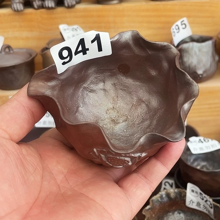 茶杯紫砂柴烧纯手工941