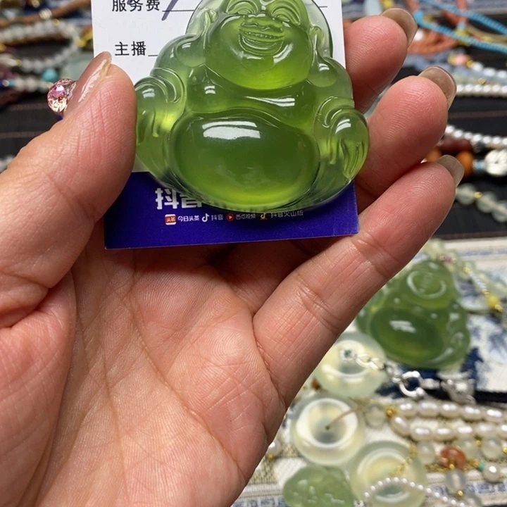 蛇纹石玉颈饰未镶嵌?****a