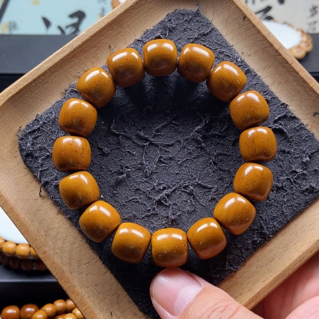 紫金鼠手串14+mm黄金甲老型