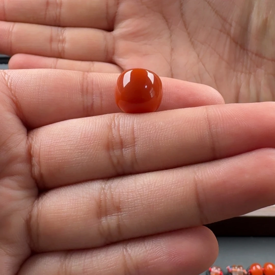 南红玛瑙未镶嵌老型13*12mm