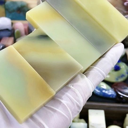 印石昌化石青田品种小扁章牌子5枚