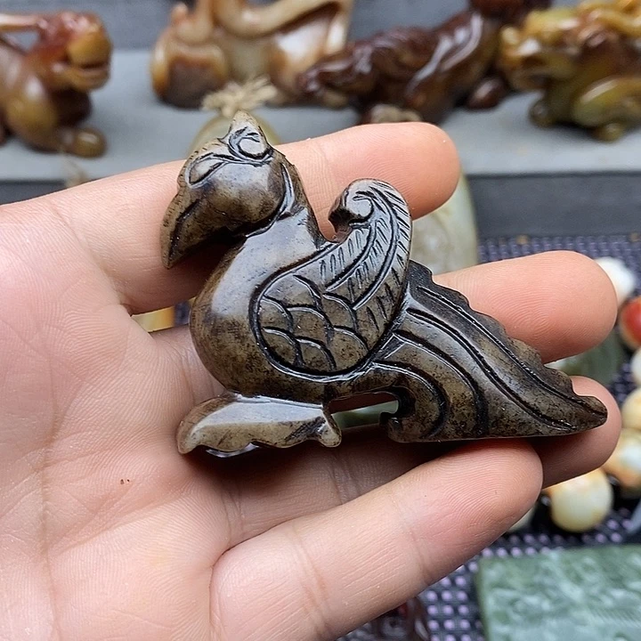 未镶嵌蛇纹石玉颈饰