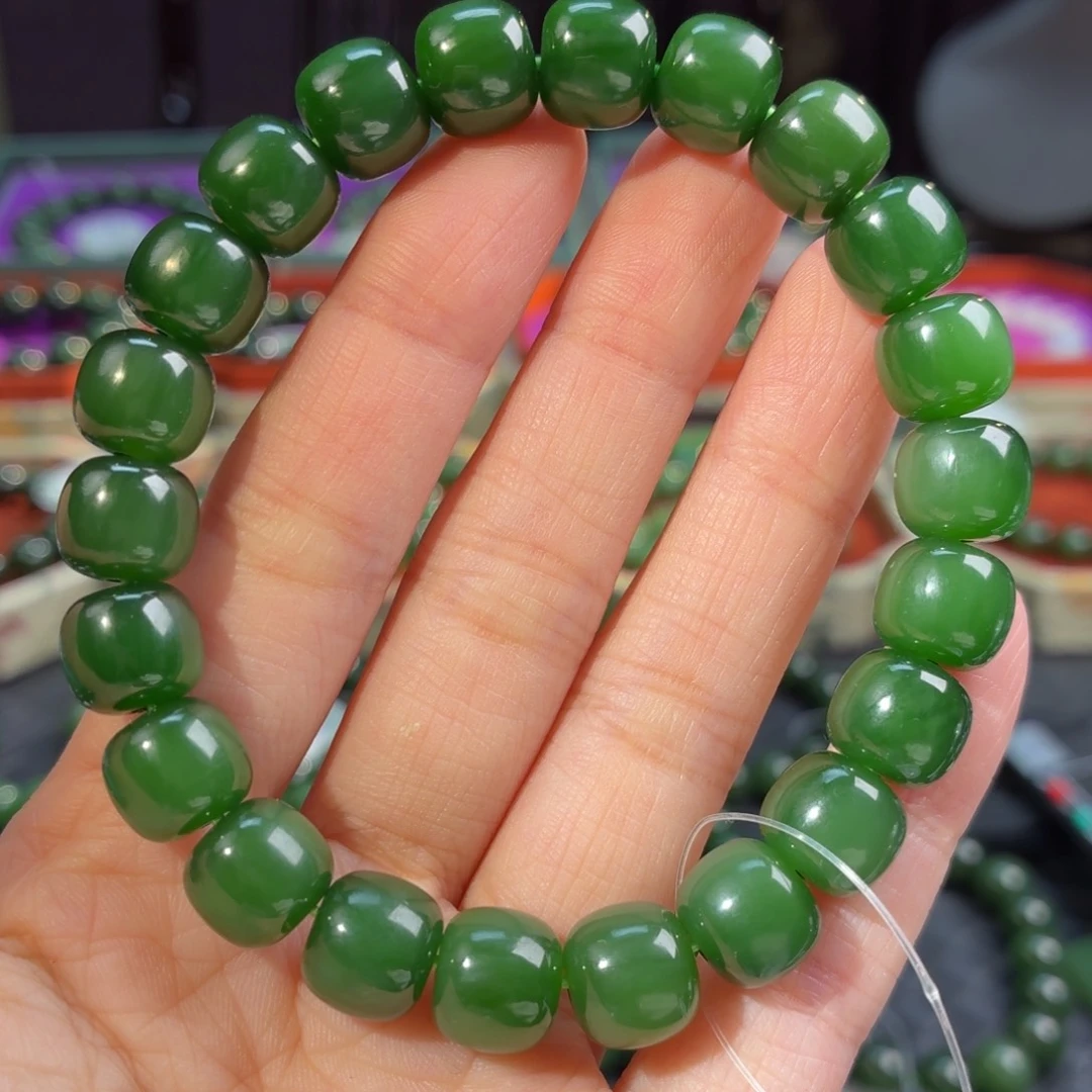 和田玉（碧玉）未镶嵌手串