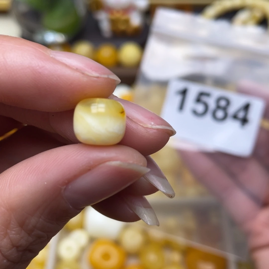 蜜蜡珠宝奇石未镶嵌粉10