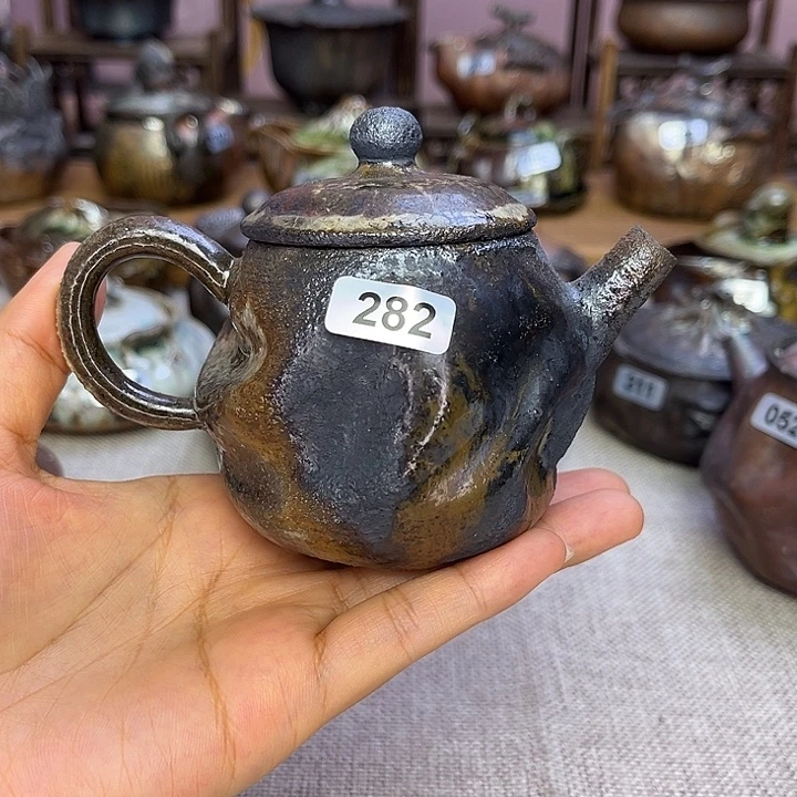 裸柴烧陶瓷手工茶器