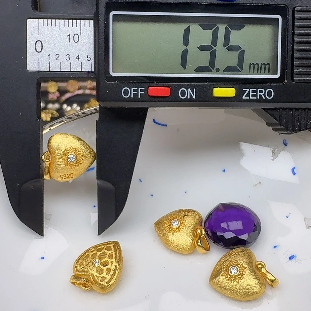 紫晶颈饰银S925镶嵌紫水晶925镶嵌194