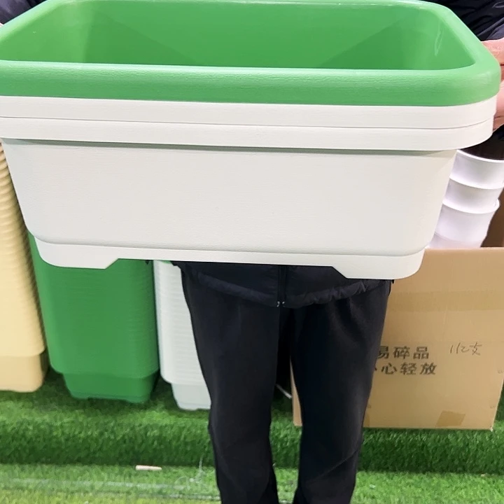 特价宽体小菜盆长38宽28高14.5米色带托3个