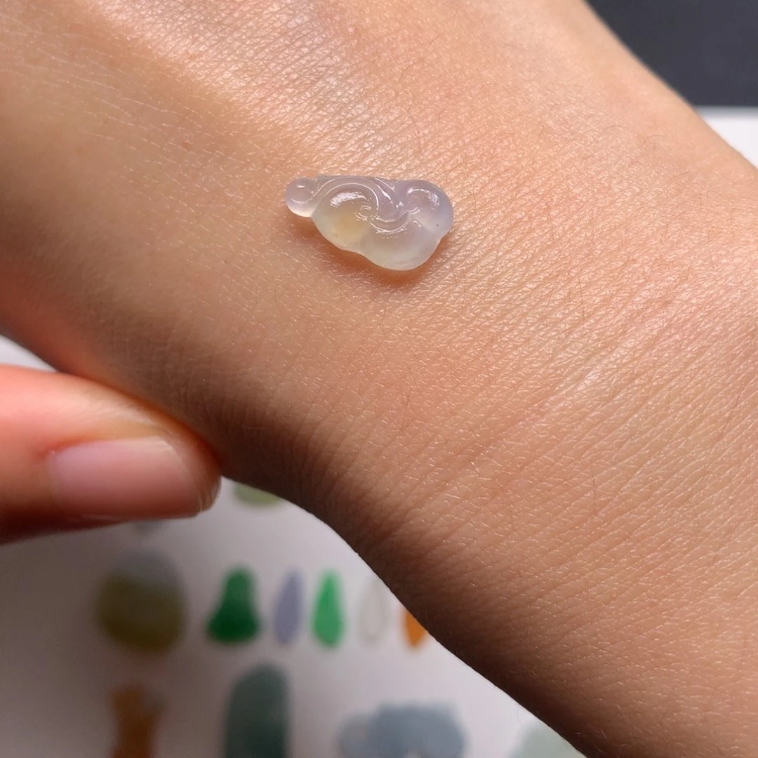 定制翡翠未镶嵌缅甸翡翠A货如意