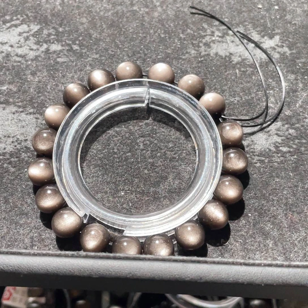 黑曜岩手链未镶嵌K***y