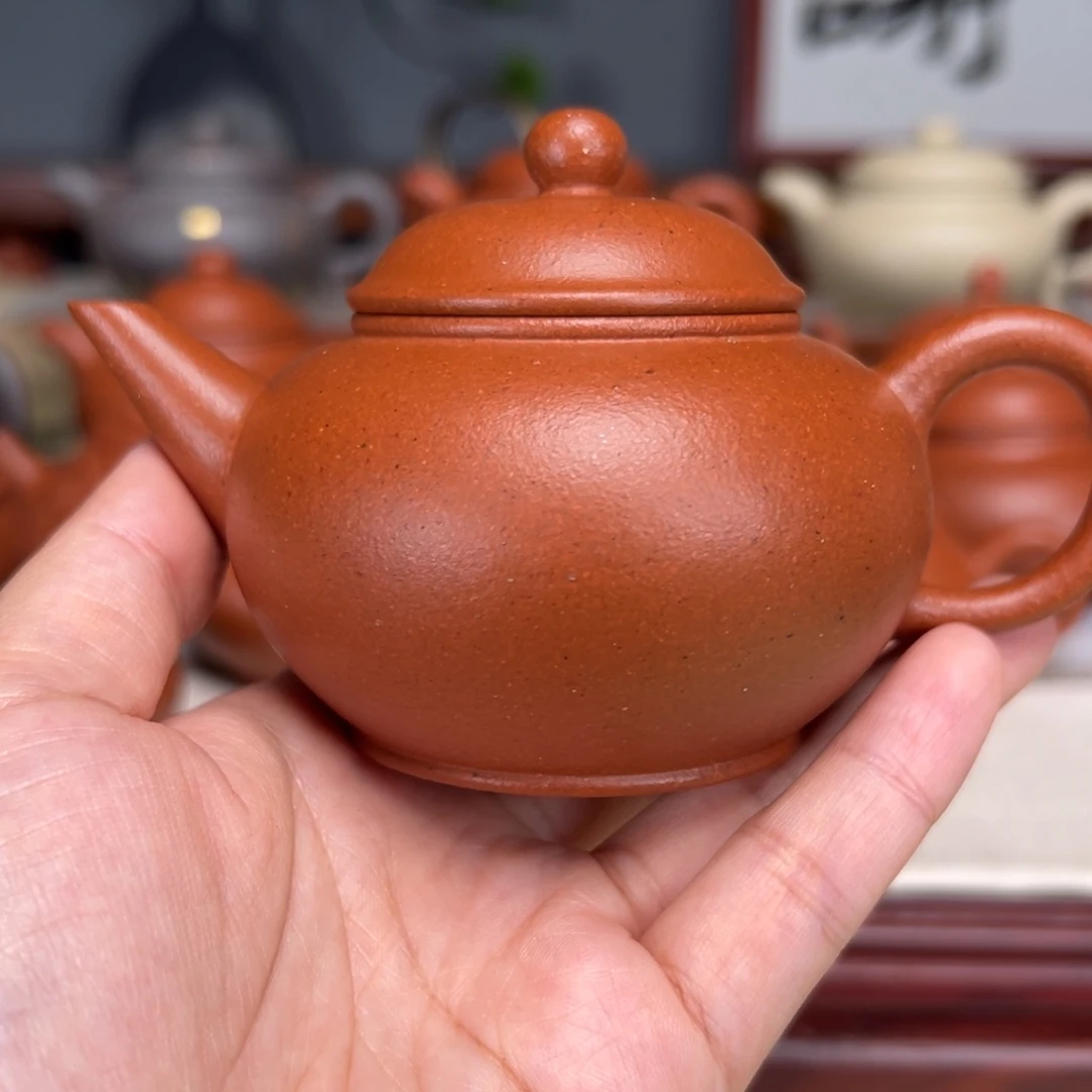 茶壶紫砂宝山红泥160
