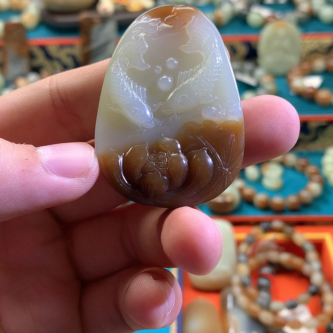 江***岁和田玉（糖玉）未镶嵌手链