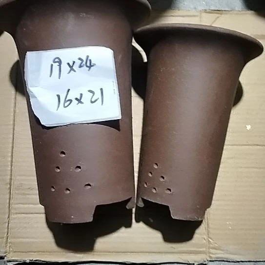 紫砂兰花盆两个紫砂花盆