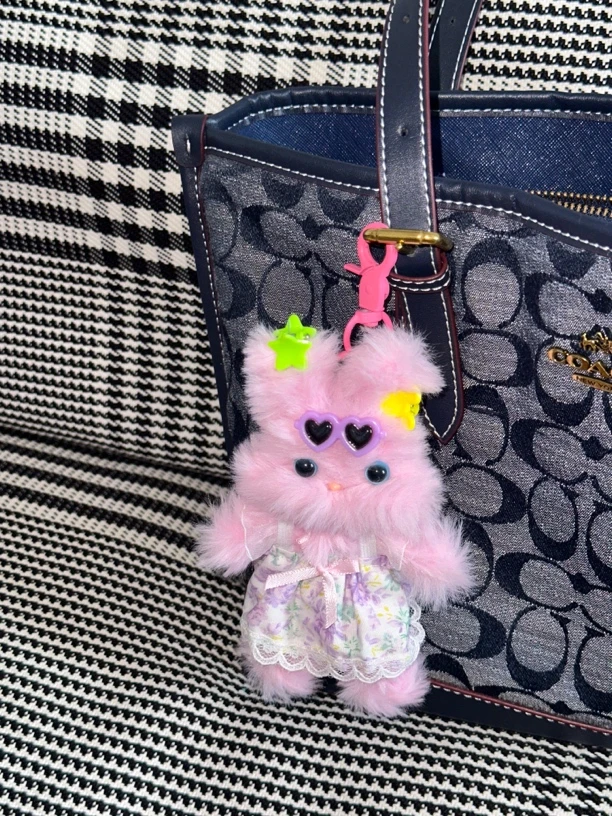 定制扭扭棒毛料娃娃兔兔生日礼物礼品