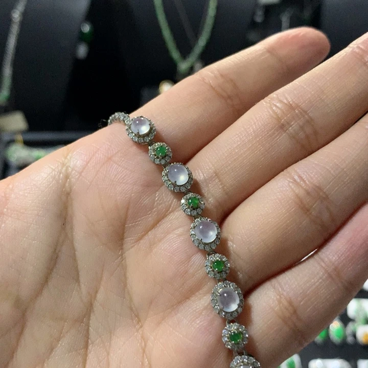 未镶嵌戒指翡翠手链
