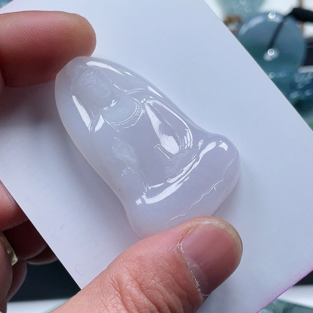 翡翠颈饰未镶嵌東*缅甸天然A货翡翠