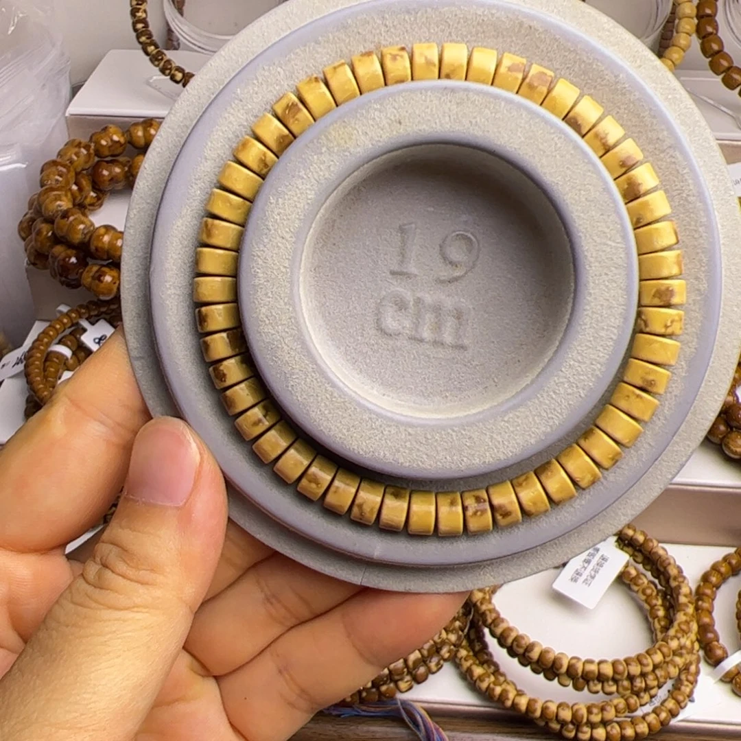 紫金鼠手串紫金鼠纯肉鼠尖白花手串7*4.3