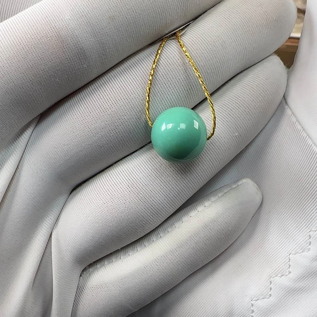 绿松石未镶嵌11mm➕单珠