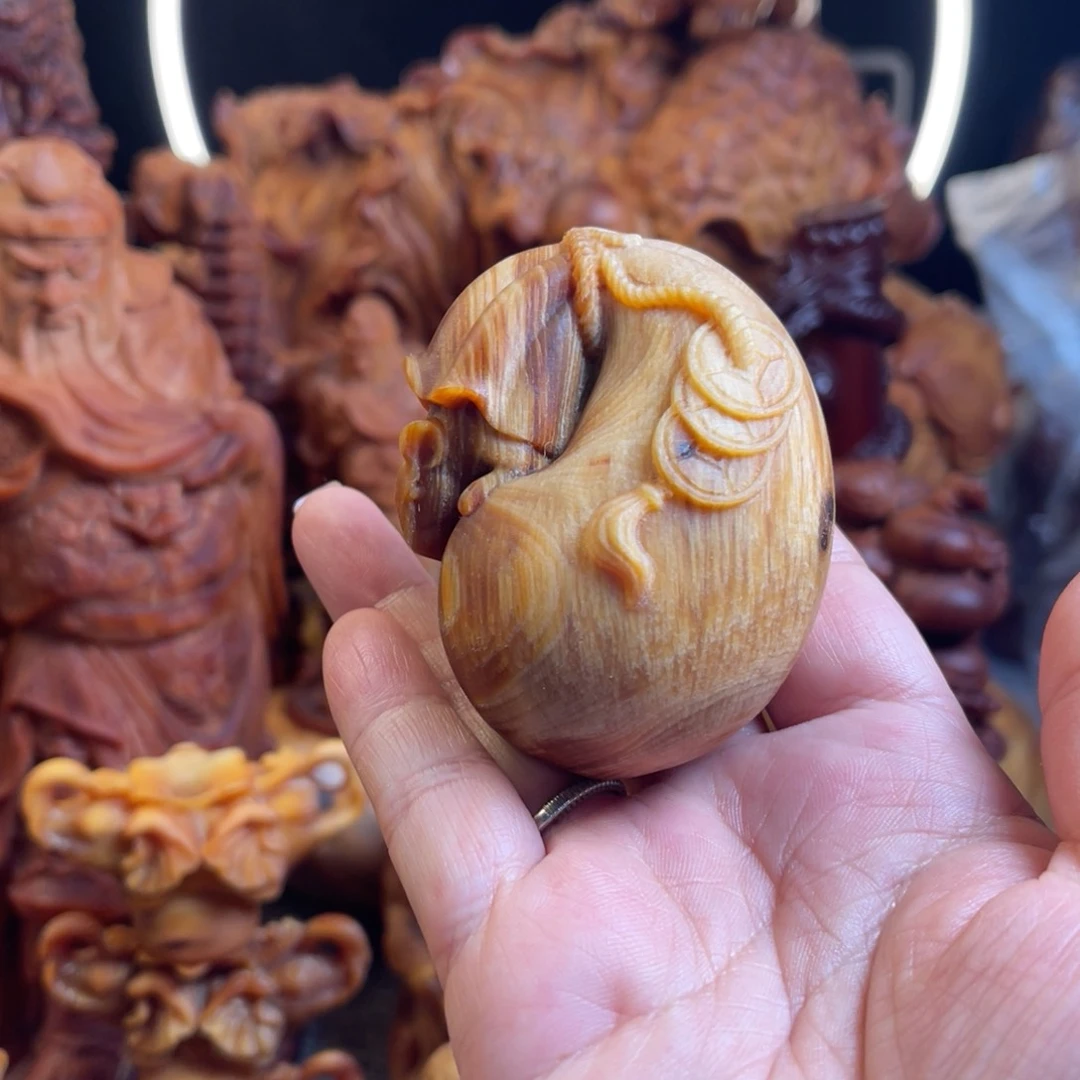 松木（琥珀木）其他瑕老鼠钱袋