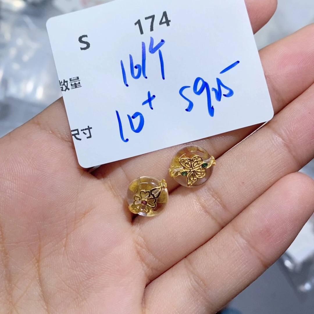 银S925镶嵌颈饰水晶S174