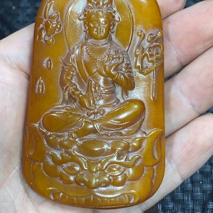 滴血莲花菩提吊坠