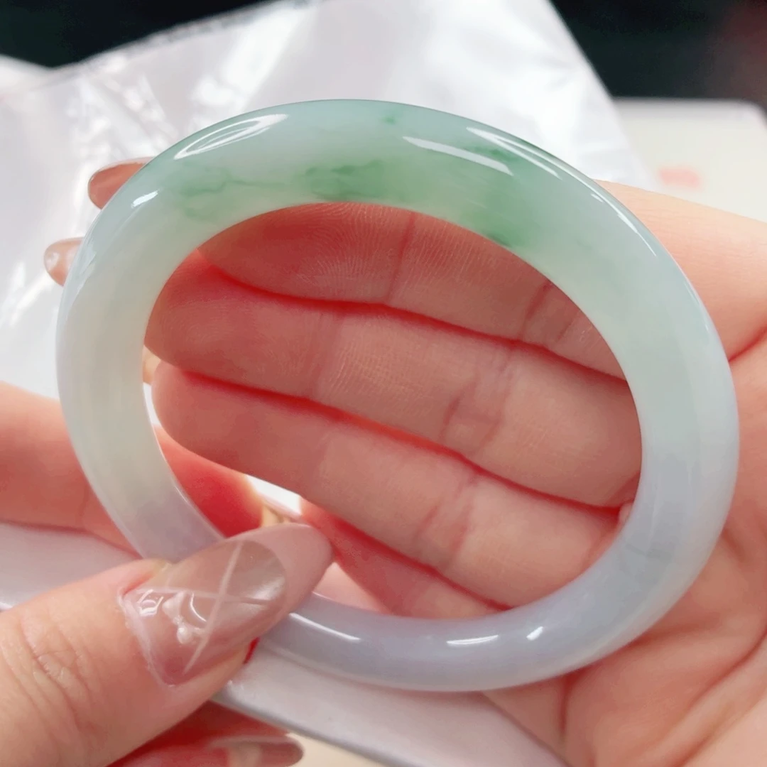 翡翠未镶嵌手镯56x456