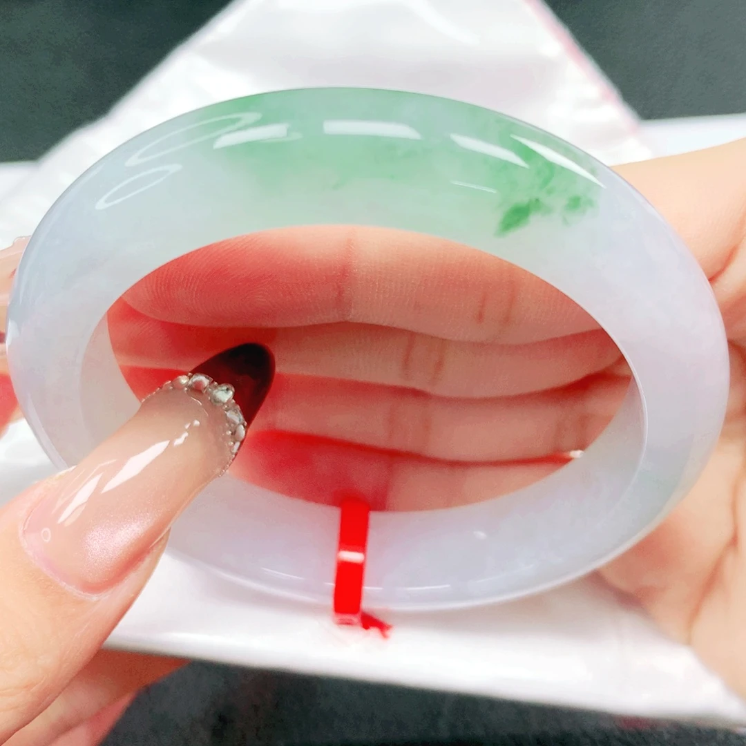 翡翠未镶嵌手镯56